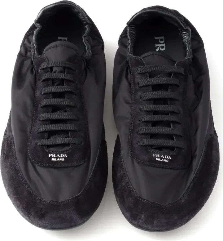 Collapse Re-Nylon suede sneakers - Image 4