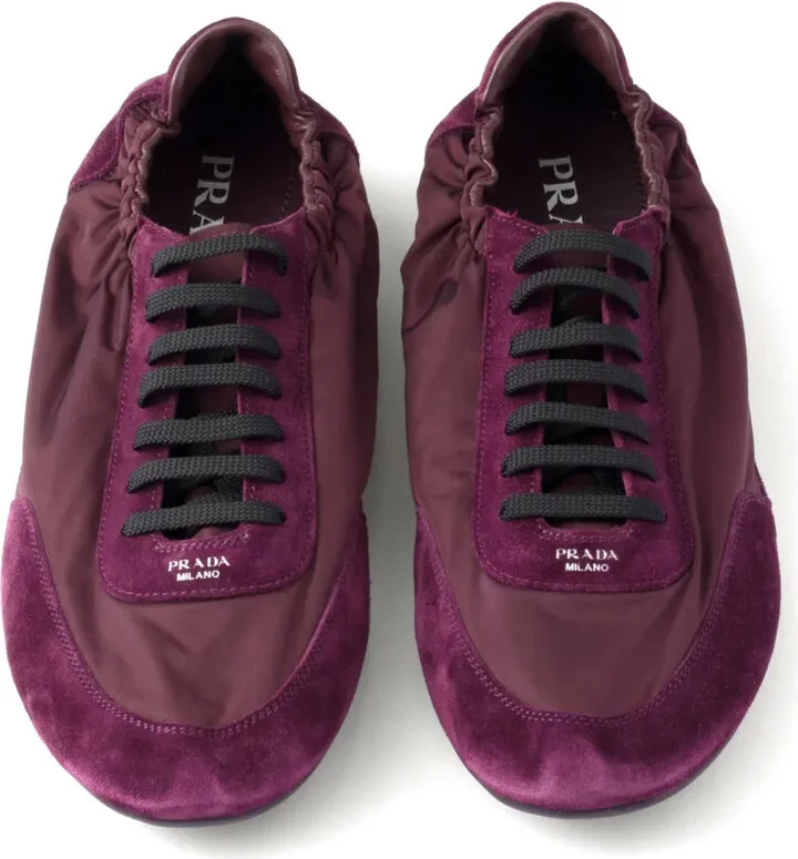 Collapse Re-Nylon suede sneakers - Image 4