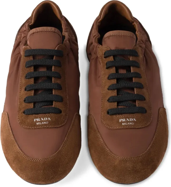 Collapse Re-Nylon suede sneakers - Image 4