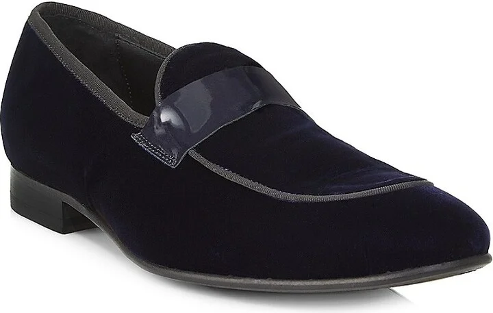 COLLECTION Patent Velvet Loafers - Image 2