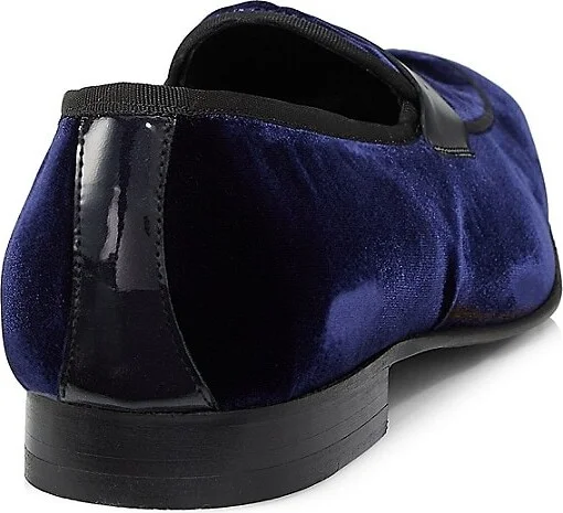 COLLECTION Patent Velvet Loafers - Image 3