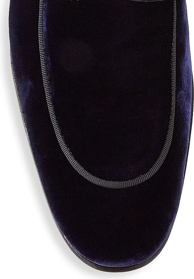 COLLECTION Patent Velvet Loafers - Image 4