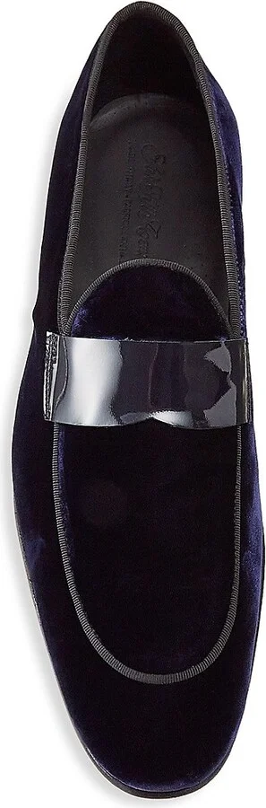 COLLECTION Patent Velvet Loafers - Image 5