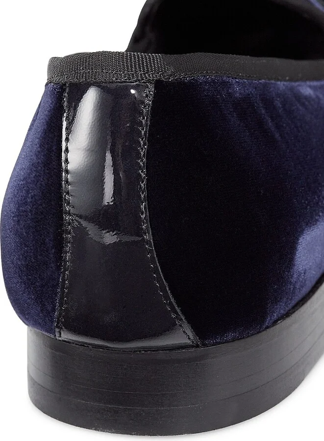 COLLECTION Patent Velvet Loafers - Image 6