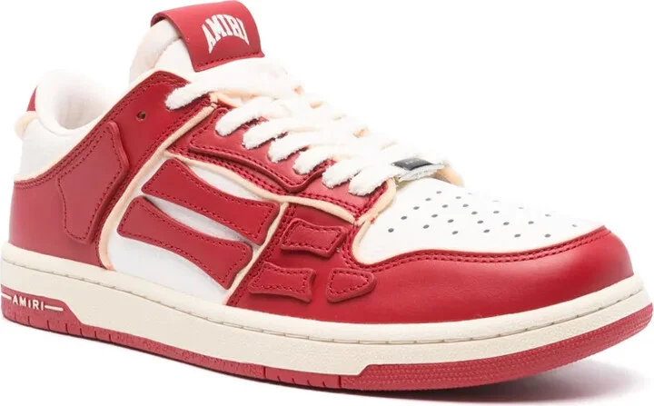 Collegiate Skel panelled sneakers - Image 2