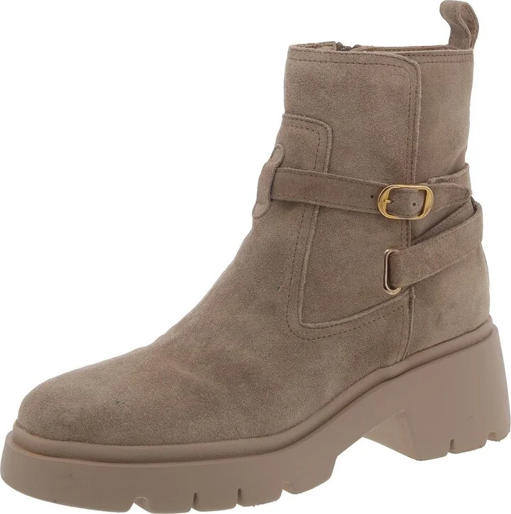 Colletta Womens Leather Ankle Booties