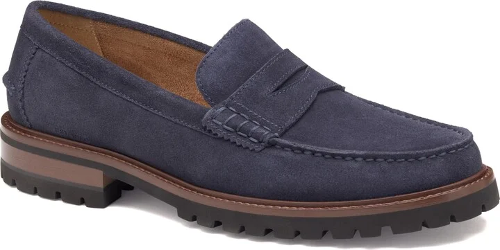 Navy Suede