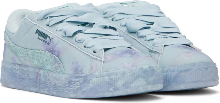 Collina Strada Blue Puma Edition Suede XL Tie Dye Sneakers - Image 4