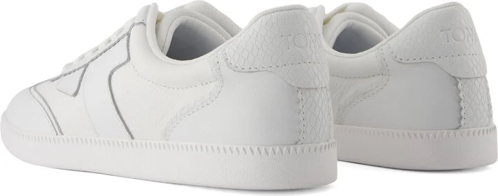 Collins Leather Snake Embossed Lace Up Sneaker - Image 4