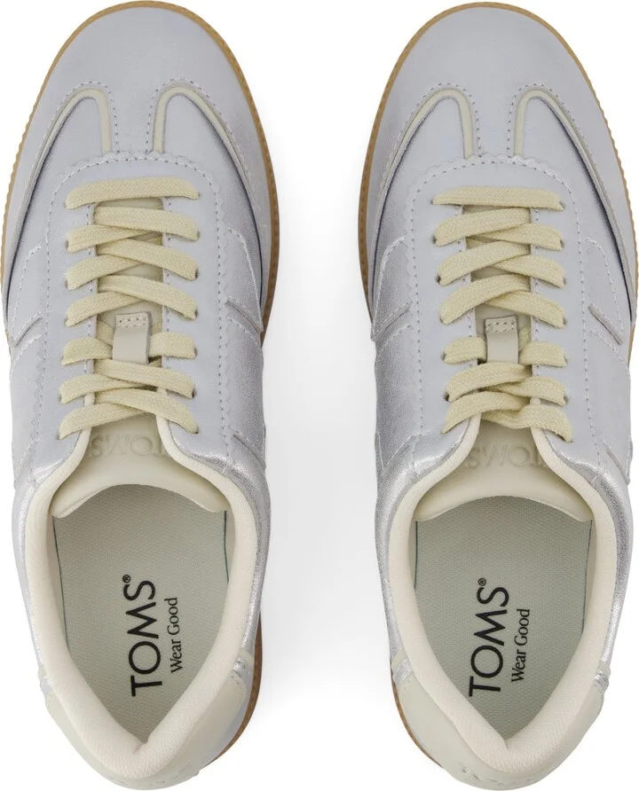 Collins Metallic Leather Lace Up Sneaker - Image 5