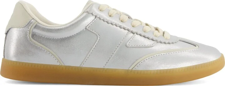 Collins Metallic Leather Lace Up Sneaker