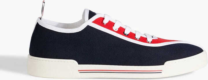 Color-block canvas sneakers