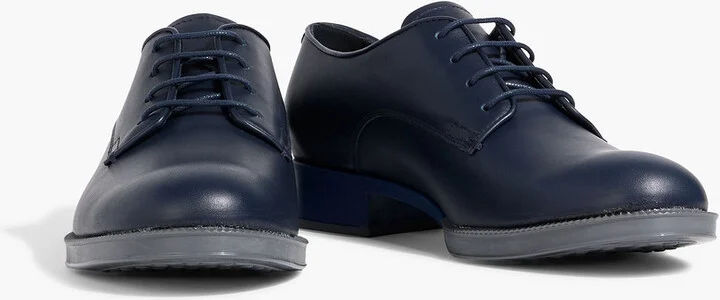 Color-block leather brogues - Image 2