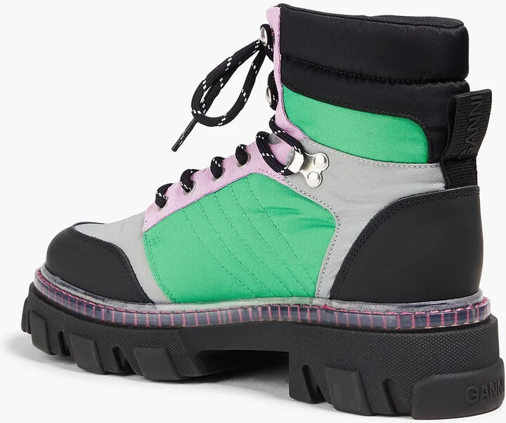 Color-block shell and suede hiking boots - Image 3