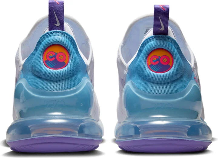 Colorado Rockies Nike Men's Air Max 270 Shoes in White | HQ8006-100 - Image 6