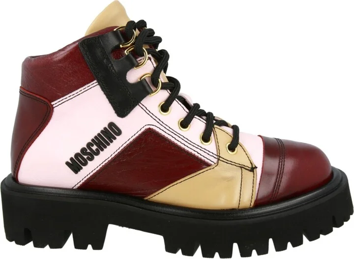 Colorblock Ankle Boots