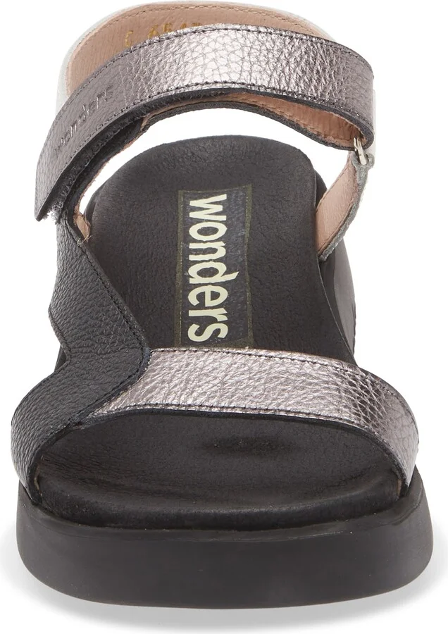 Colorblock Leather Sandal - Image 4
