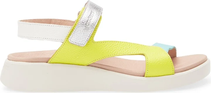Colorblock Leather Sandal - Image 9