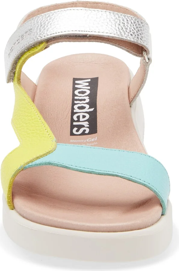 Colorblock Leather Sandal - Image 10