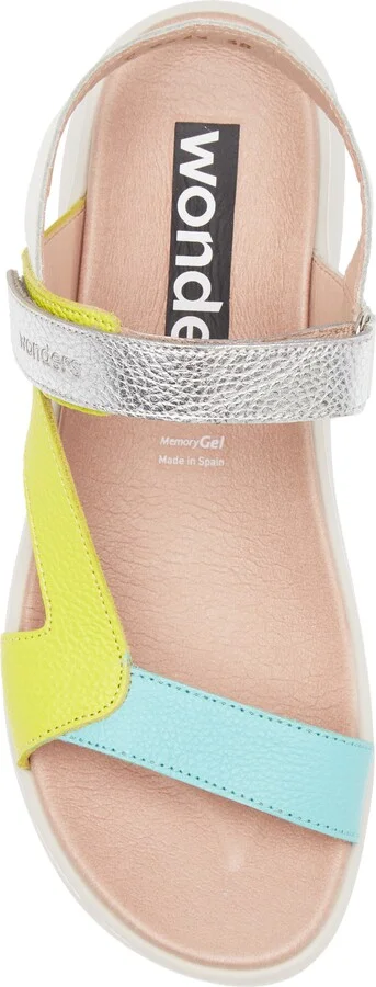 Colorblock Leather Sandal - Image 11