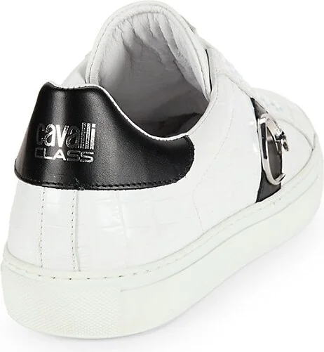Colorblock Leather Sneakers - Image 3