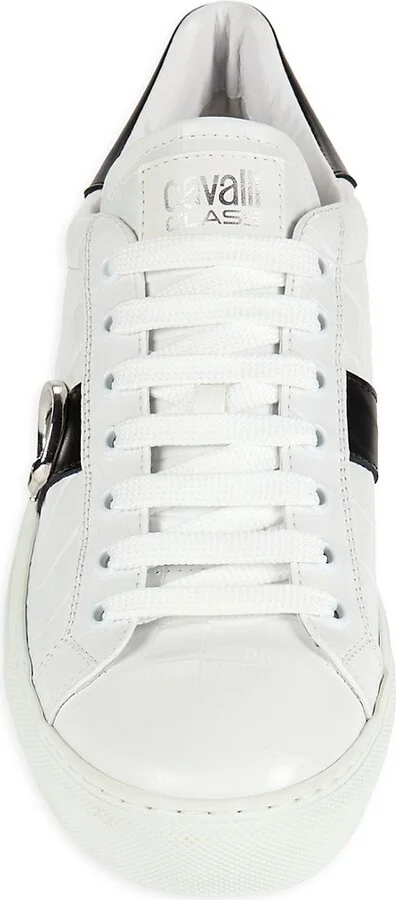 Colorblock Leather Sneakers - Image 5