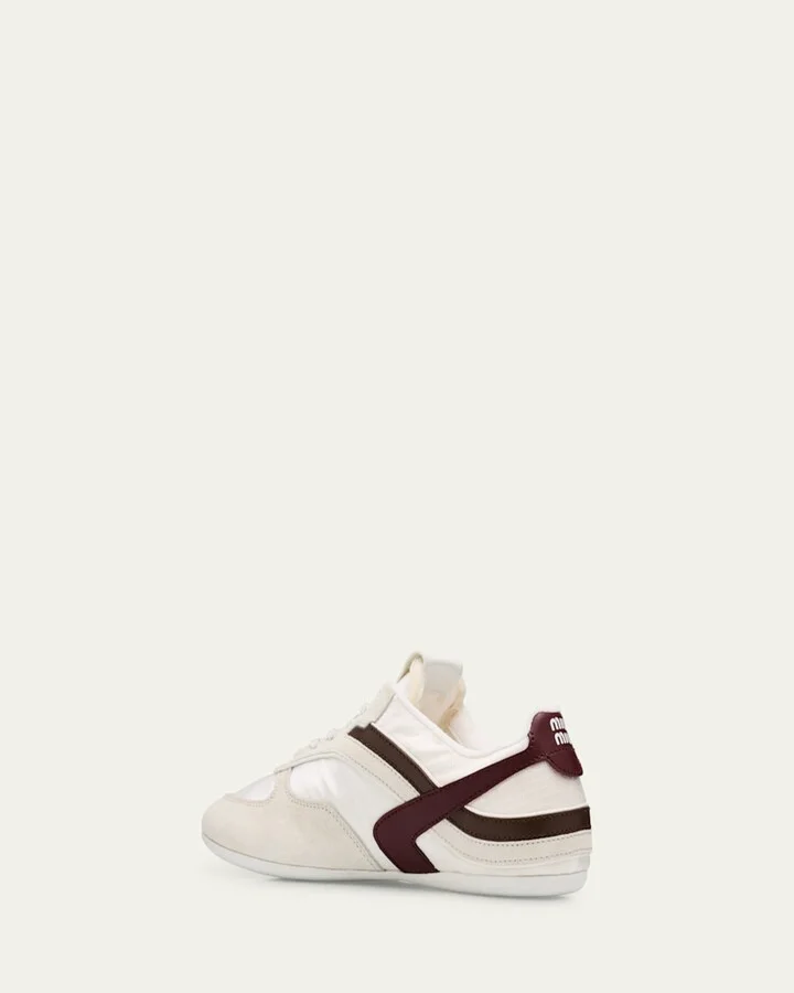 Colorblock Nylon Tech Runner Sneakers - Image 8