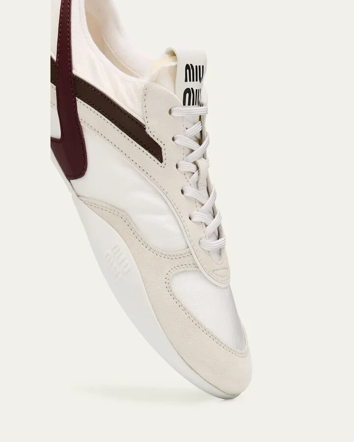 Colorblock Nylon Tech Runner Sneakers - Image 11