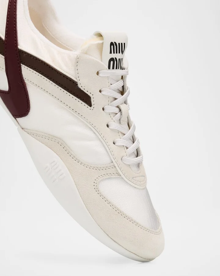 Colorblock Nylon Tech Runner Sneakers - Image 7