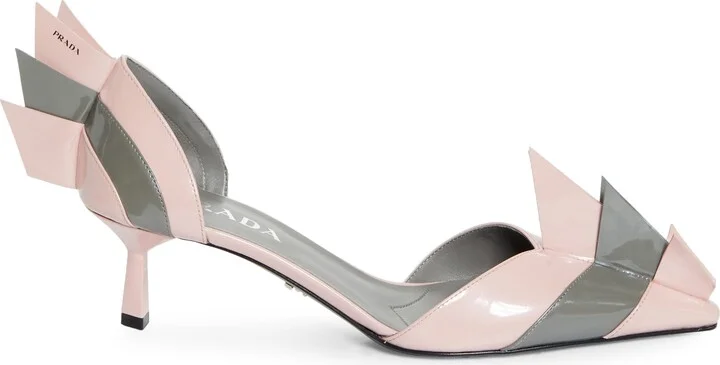 Colorblock Pointed Toe d'Orsay Pump - Image 4
