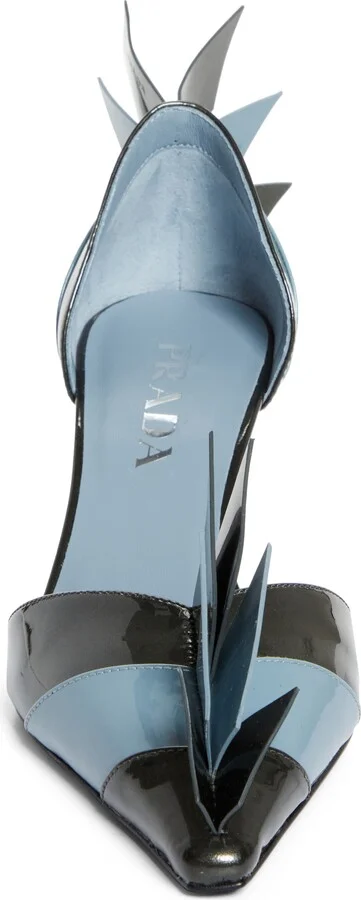 Colorblock Pointed Toe d'Orsay Pump - Image 11