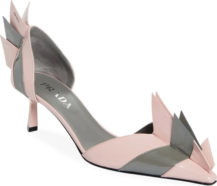 Colorblock Pointed Toe d'Orsay Pump