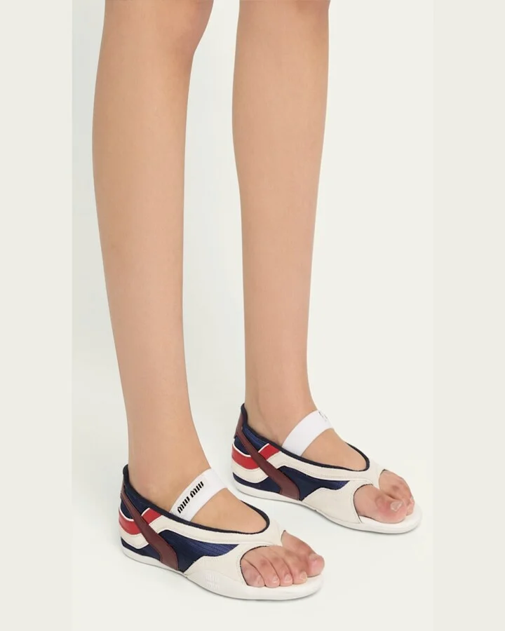 Colorblock Tech Thong Sneakers - Image 3