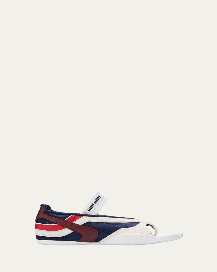 Colorblock Tech Thong Sneakers