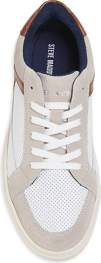 Colorblocked Leather Low-Top Sneakers - Image 5