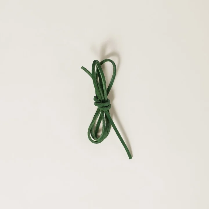 Colored leather laces