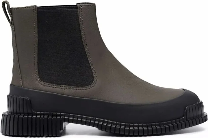 Colour-Block Ankle Boots