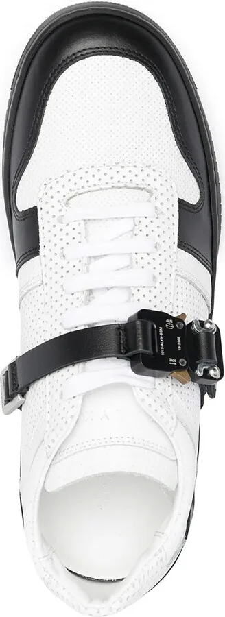 Colour Block Buckle Strap Sneakers - Image 4