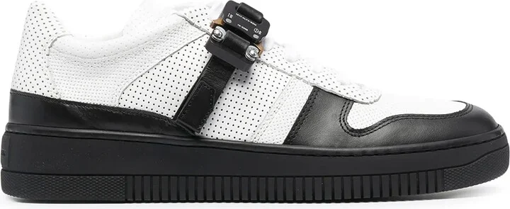 Colour Block Buckle Strap Sneakers