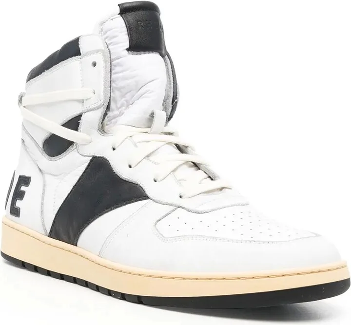 Colour-Block High-Top Sneakers - Image 2