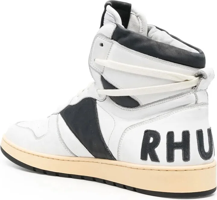 Colour-Block High-Top Sneakers - Image 3