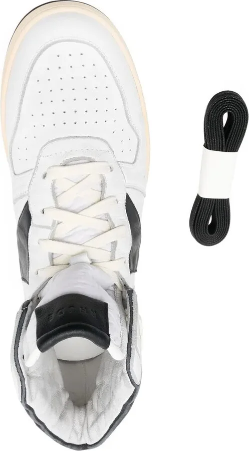 Colour-Block High-Top Sneakers - Image 4