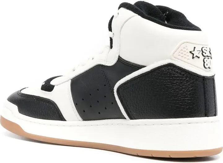Colour-Block High-Top Sneakers - Image 3