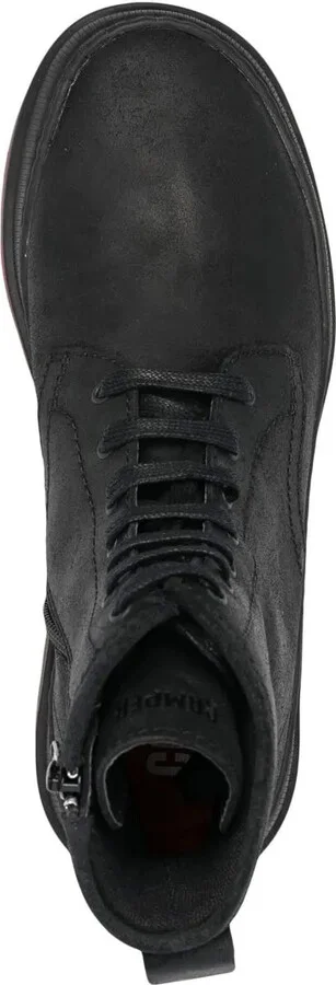 Colour-Block Lace-Up Boots - Image 4
