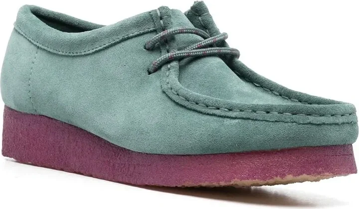 Colour-Block Lace-Up Loafers - Image 2