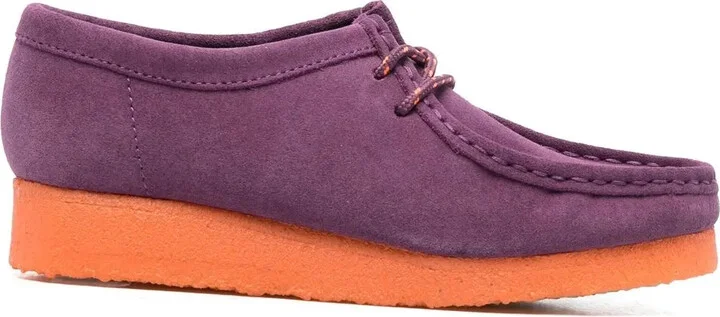 Colour-Block Lace-Up Loafers
