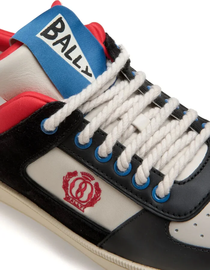 Colour-Block Lace-Up Sneakers - Image 4