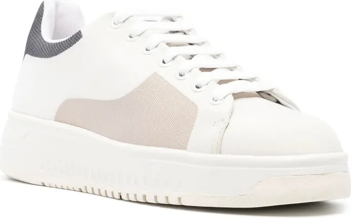 Colour-Block Lace-Up Sneakers - Image 2