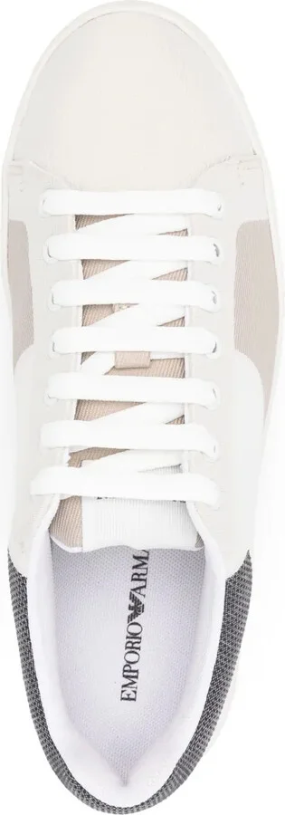 Colour-Block Lace-Up Sneakers - Image 4
