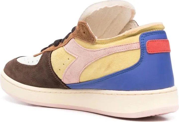 Colour-Block Lace-Up Sneakers - Image 3